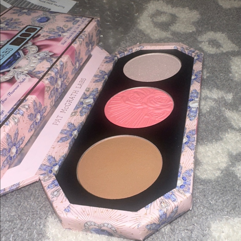 Pat McGrath Divine Blush & Bronze & Glow Trio Fleurever Nude Face Palette 🎨 New - Picture 15 of 17